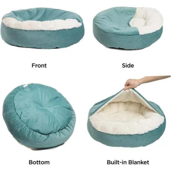 Best Friends by Sheri Cozy Cuddler Luxury Orthopedic Dog and Cat Bed